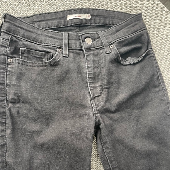 Signature by Levi Strauss Women's Black Skinny Jeans - Picture 2 of 12